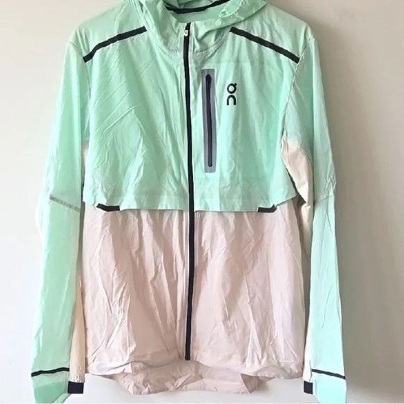 On Running Men's Weather Jacket Creek / Pearl - Picture 10 of 10
